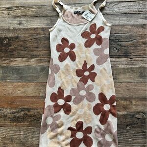 Casual Cream Sleeveless Halter Mini Dress